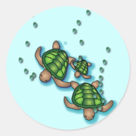 Deep Zee Turtles Sticker