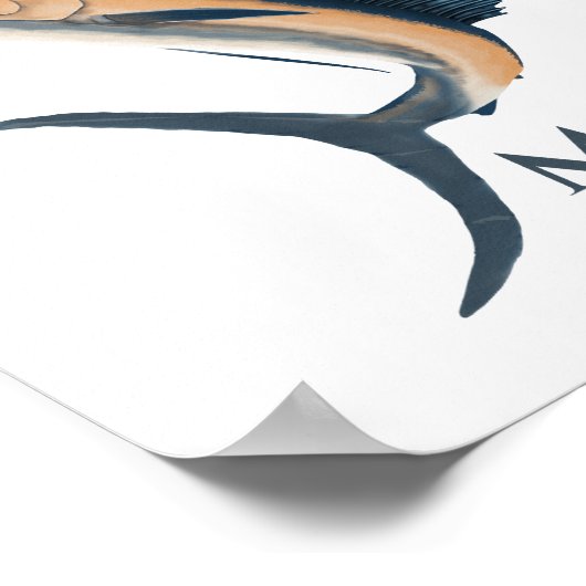 Deep Zee Vissen Marlin Poster (Hoek)