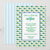 Deep Zee Vist Mahi Party Invitation Kaart (Voorkant / Achterkant)