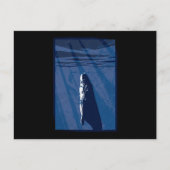 Deep zee walvis briefkaart (Voorkant)