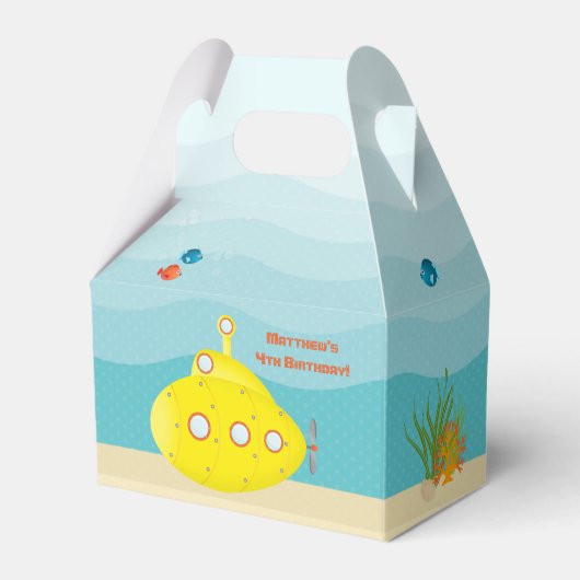 Deep Zee Yellow Submarine Bedankdoosjes (Voorkant Zijde)