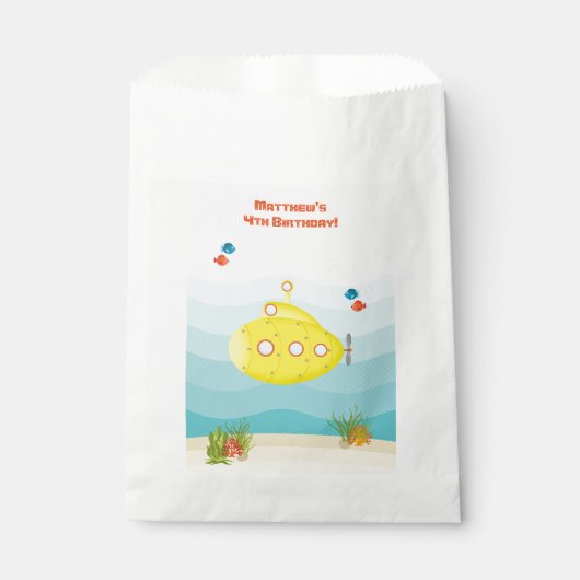 Deep Zee Yellow Submarine Bedankzakje (Voorkant)