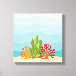 Deep Zee Yellow Submarine Canvas Afdruk
