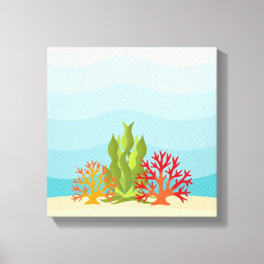 Deep Zee Yellow Submarine Canvas Afdruk (Voorkant)