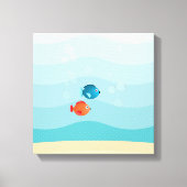 Deep Zee Yellow Submarine Canvas Afdruk (Voorkant)