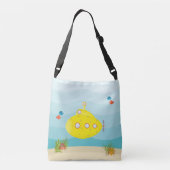 Deep Zee Yellow Submarine Crossbody Tas (Achterkant)