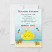 Deep Zee Yellow Submarine Kaart (Voorkant)