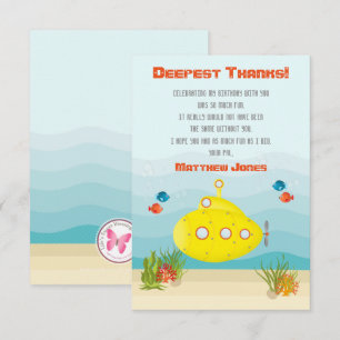 Deep Zee Yellow Submarine Kaart