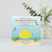 Deep Zee Yellow Submarine Kaart (Staand voorkant)