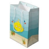 Deep Zee Yellow Submarine Medium Cadeauzakje (Achterkant Gekanteld)