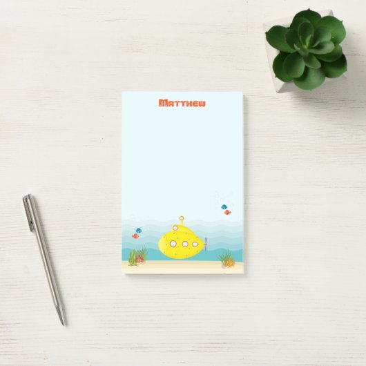 Deep Zee Yellow Submarine Post-it® Notes (Kantoor)