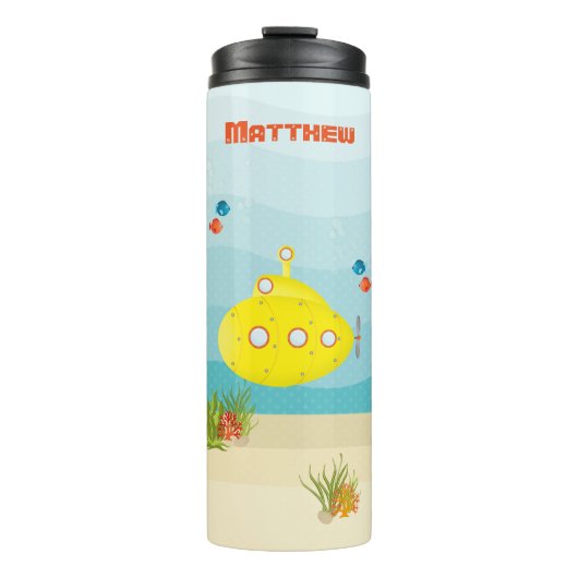 Deep Zee Yellow Submarine Thermosbeker (Voorkant)