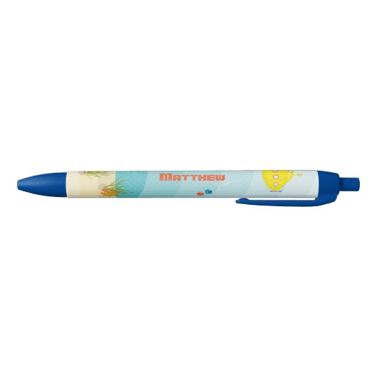 Deep Zee Yellow Submarine Zwarte Inkt Pen (Bodem)
