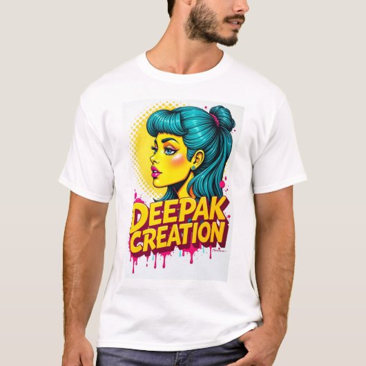 Deepak Creation T-shirt Ontwerp (Voorkant)
