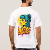 Deepak Creation T-shirt Ontwerp (Achterkant)