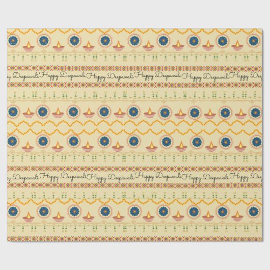 Deepawali, het feest van het licht cadeaupapier (Vlak)