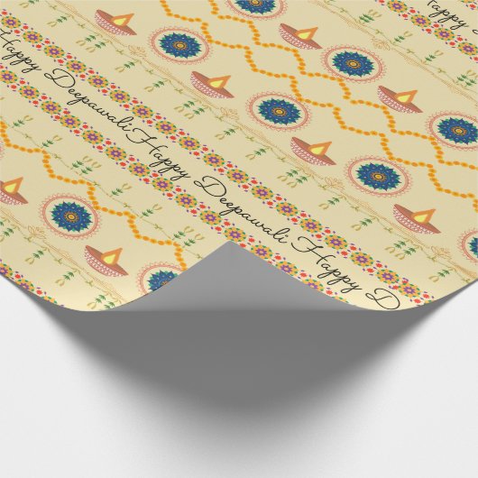 Deepawali, het feest van het licht cadeaupapier (Hoek)