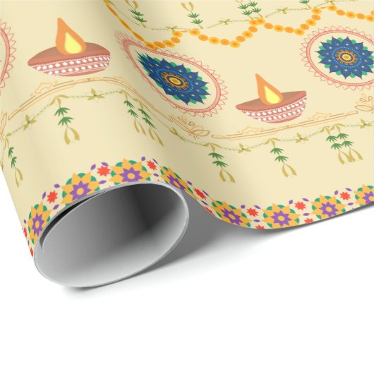 Deepawali, het feest van het licht cadeaupapier (Rol Hoek)
