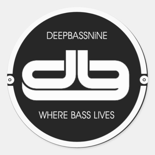 Deepbassnine, waar Bass woont Sticker (Voorkant)