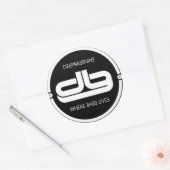 Deepbassnine, waar Bass woont Sticker (Envelop)