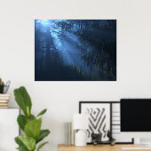 Deep'Blue Forest Poster (Thuiskantoor)