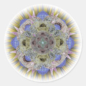 Deeper Arts Mandala Sticker (Voorkant)