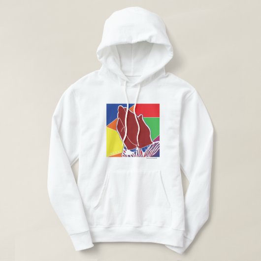 Deeper than stained glass windows hoodie (Design voorkant)