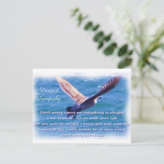 Deepest sympathie_ briefkaart (Staand voorkant)