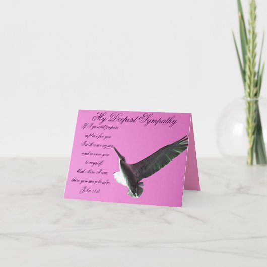 Deepest sympathie_ kaart (Voorkant)