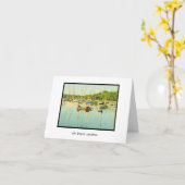 Deepest Sympathies Sailships op Lake Harriet Kaart (Gele Bloem)