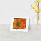 Deepest Sympathies Vibrant Sinaasappel Gerbera Dai Kaart (Gele Bloem)