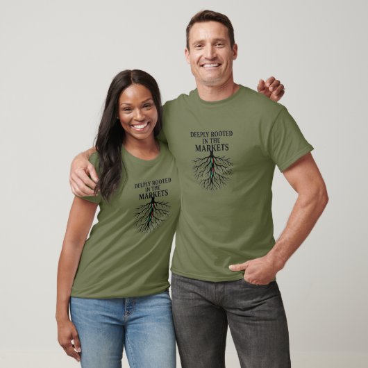 Deeply Rooted in the Markets Trader T-shirt (Unisex)