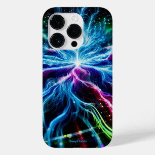 DeepRoots een digitale wereld in cyberspace Case-Mate iPhone 14 Pro Hoesje