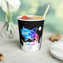 Deepsea magische eenvoudige haai verjaardag