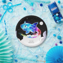 Deepsea magische eenvoudige haai verjaardag