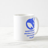 DEEPSEEK bewerkbare tekst op maat Koffiemok (Voorkant rechts)