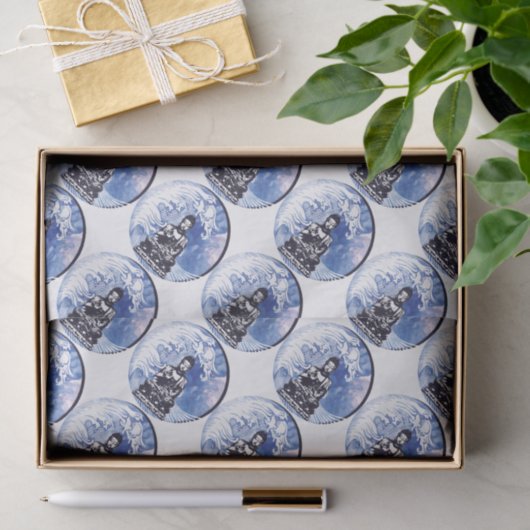 Deepwater Buddha Wave Tissuepapier (Geschenk)