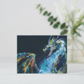 Deepwater Dragon Briefkaart (Staand voorkant)