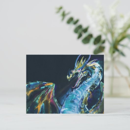 Deepwater Dragon Briefkaart (Staand voorkant)