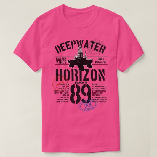 Deepwater Horizon T-shirt (Design voorkant)