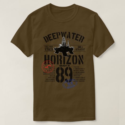Deepwater Horizon T-shirt (Design voorkant)