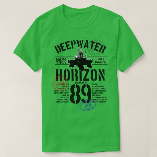 Deepwater Horizon T-shirt (Design voorkant)
