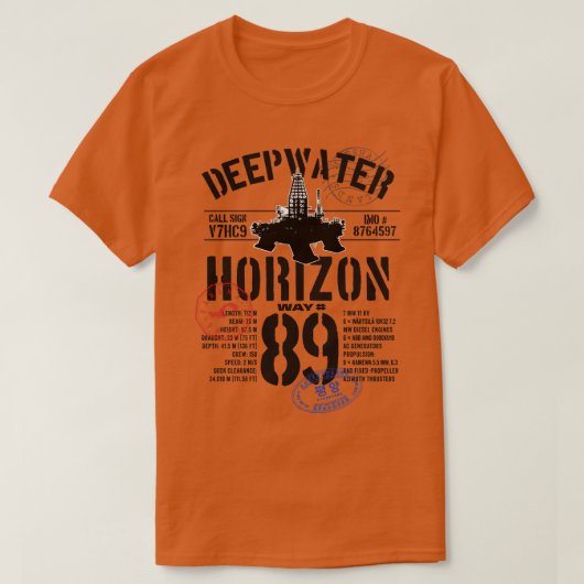Deepwater Horizon T-shirt (Design voorkant)