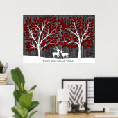 Deer - 200 Signature Guest Book Alternative Poster (Thuiskantoor)