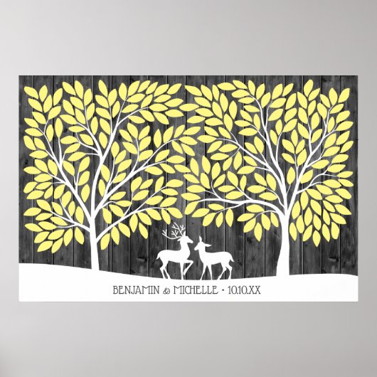 Deer - 250 Signature Guest Book Alternative Poster (Voorkant)