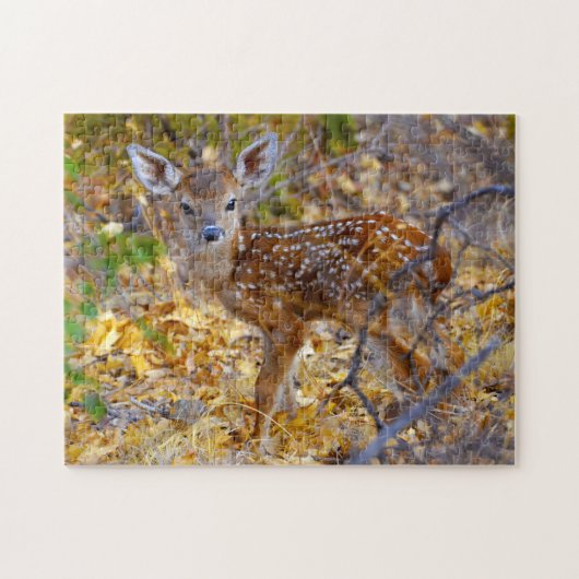 Deer aan Big Bend Texas. Legpuzzel (Horizontaal)