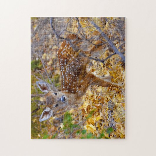Deer aan Big Bend Texas. Legpuzzel (Verticaal)