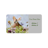 Deer Adresetiketten Etiket (Voorkant)