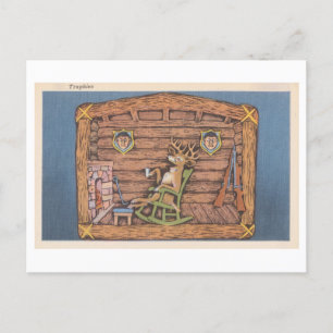 Deer als Hunter Funny Briefkaart