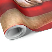Deer American Flag Blanket, Cadeaupapier (Rol Hoek)